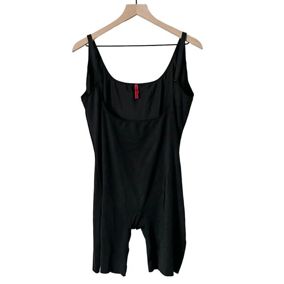 SPANX OnCore Open Bust Mid-Thigh Bodysuit in Black Size 2X shapewear - Picture 1 of 5